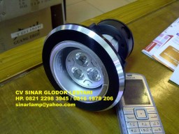 Downlight E27 + Lampu LED 3W